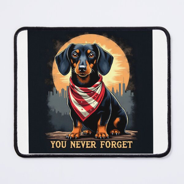 Item preview, PATRIOT DAY GERMAN SHEPHERD NEVER FORGET 911 MEMORIAL ART designed and sold by PawsStudioAU.