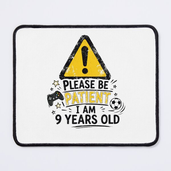 Item preview, Please Be Patient I Am 9 Years Old 9th Birthday Gaming Soccer Boy Girl designed and sold by Star3NowForMe.