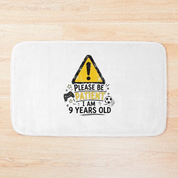 Item preview, Please Be Patient I Am 9 Years Old 9th Birthday Gaming Soccer Boy Girl designed and sold by Star3NowForMe.