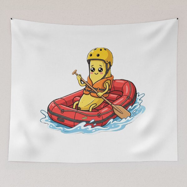 Item preview, Banana Rafting Adventure – Funny Sports Cartoon designed and sold by YOFANTZ!.