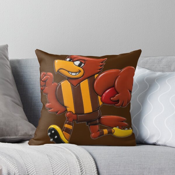 Item preview, Mighty Hawks Retro Mascot Drawing 3D designed and sold by Luke Foran Sports Art.