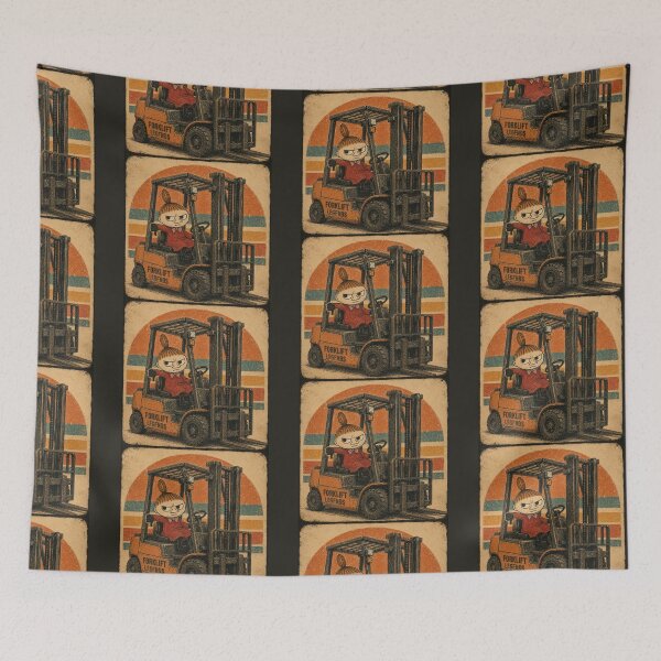 Item preview, Grumpy Forklift Operator Retro Vintage designed and sold by RetroNibylander.