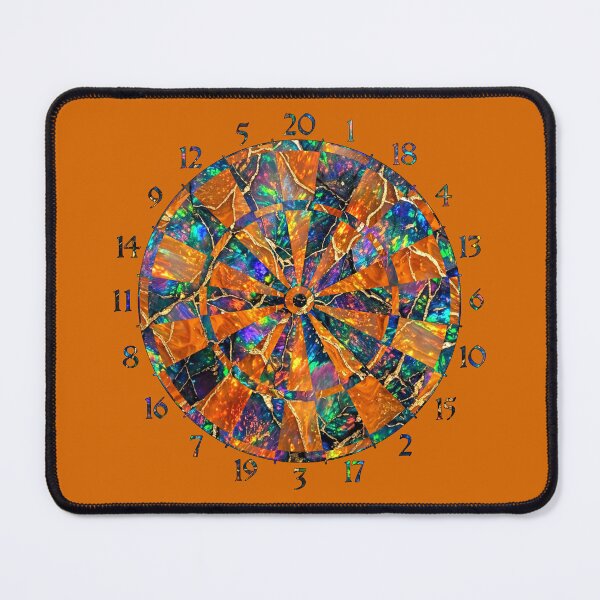 Item preview, Designer dartboard made of opal gemstone imitation designed and sold by Segasprojects.