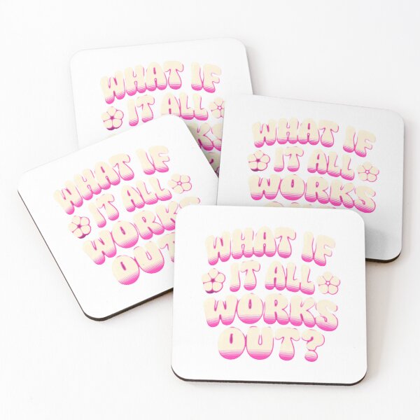Item preview, What If It All Works Out Positive Motivation Optimism Encouragement designed and sold by Star3NowForMe.
