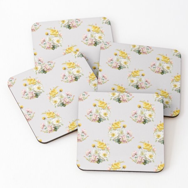 Item preview, Romantic Wildflower Bouquet Watercolor Seamless Cottage Garden Floral Pattern designed and sold by EL-Lebedenko.