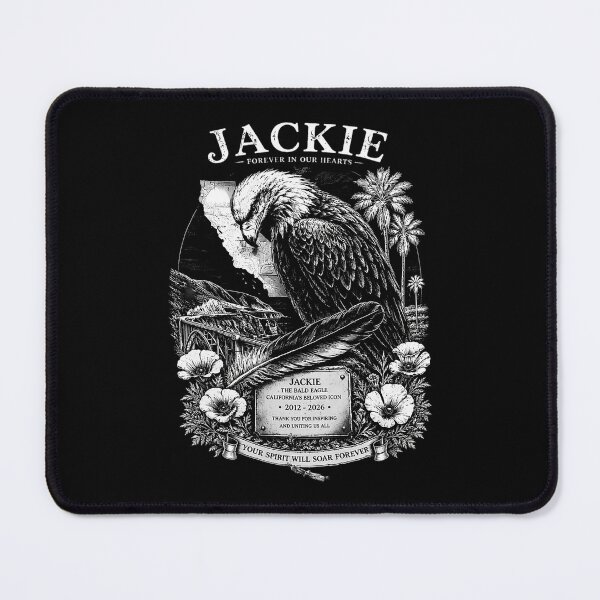 Item preview, Jackie Bald Eagle Memorial, Forever Flying High 2012 2026 designed and sold by AndreateColli.