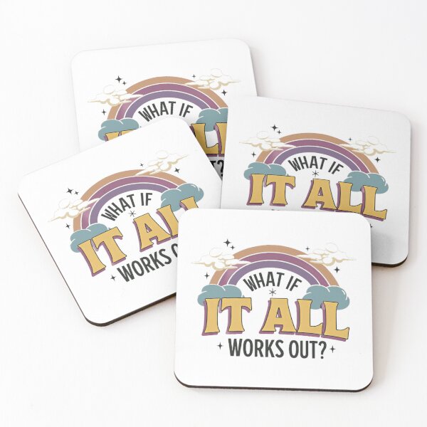 Item preview, What If It All Works Out? Positive Mindset Encouragement Optimism Inspiration designed and sold by Star3NowForMe.
