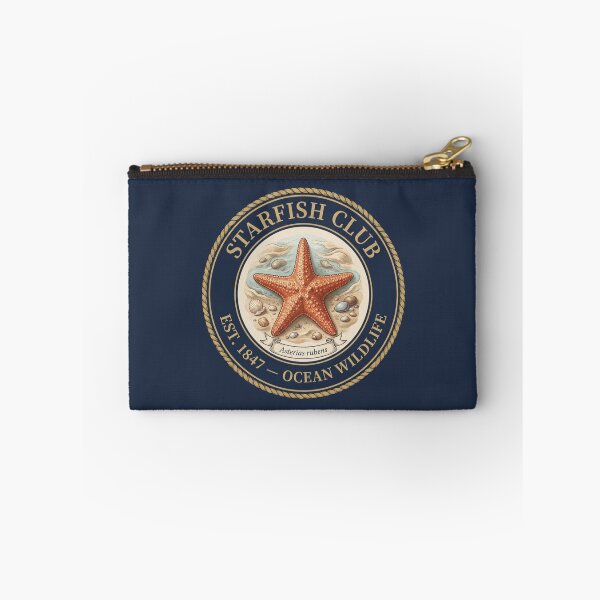 Item preview, Starfish Club Vintage Badge Ocean Wildlife Art designed and sold by CalmCapy Co.
