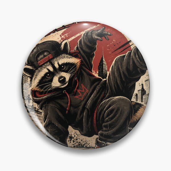 Item preview, Stay Original Breakdancing Raccoon Streetwear NYC designed and sold by @SHINTOSARTSTORE.