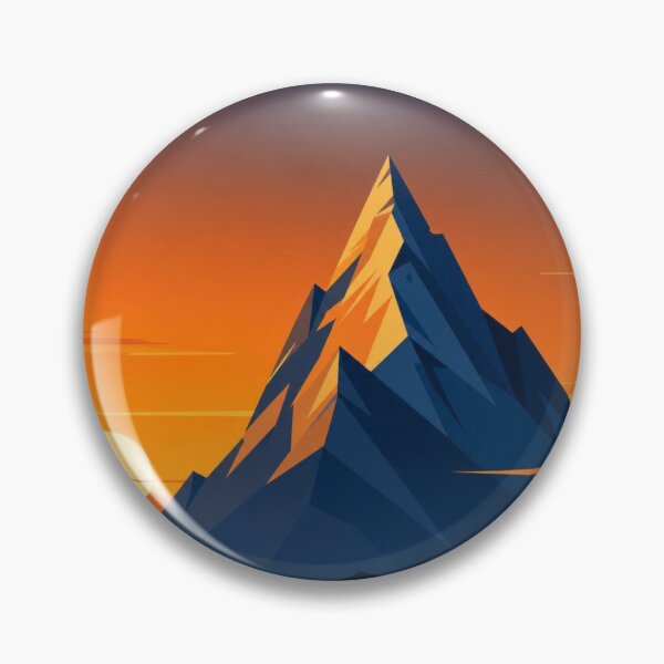 Item preview, Golden Hour Mountain Peak Vector Illustration designed and sold by @VIRAT DESIGNER@.