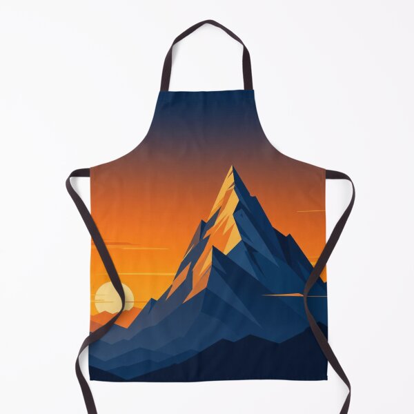 Item preview, Golden Hour Mountain Peak Vector Illustration designed and sold by @VIRAT DESIGNER@.