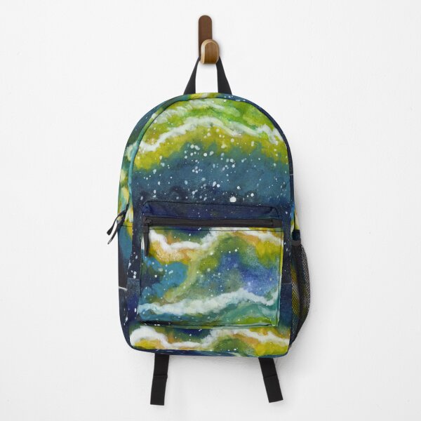 Item preview, Where Light Becomes Matter, Emerald Cosmic Watercolour designed and sold by ArithraStudio.