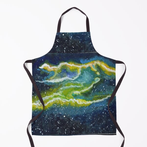 Item preview, Where Light Becomes Matter, Emerald Cosmic Watercolour designed and sold by ArithraStudio.