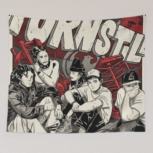 Item preview, Turnstile Original Custom Vintage Music Unique Poster Wall Art designed and sold by Cool Robot Bro..