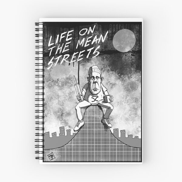 Item preview, Man sitting on graph paper designed and sold by The Dark Hen.