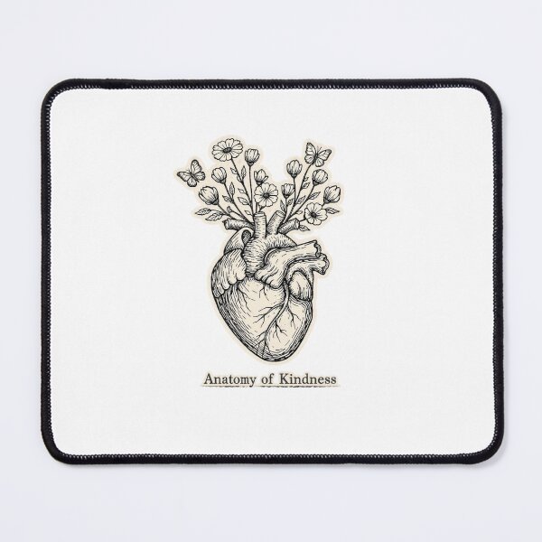 Item preview, Anatomy Of Kindness Floral Heart Mental Health Art designed and sold by Timeless Junction.