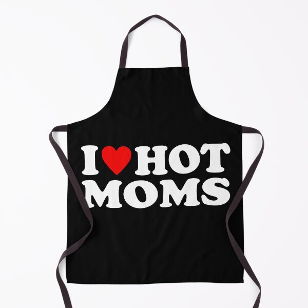 Item preview, I Love Hot Moms Shirt I Heart Hot Moms Love Moms designed and sold by SON SON.