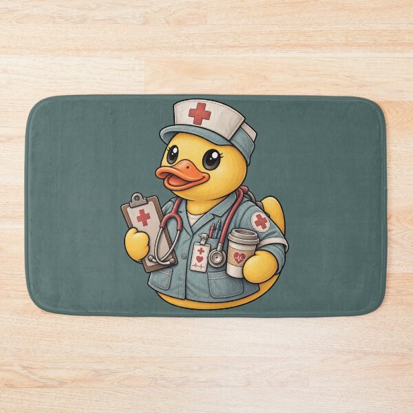 Item preview, Rubber Duck Nurse – Vintage Edition designed and sold by BROHLine Studio.