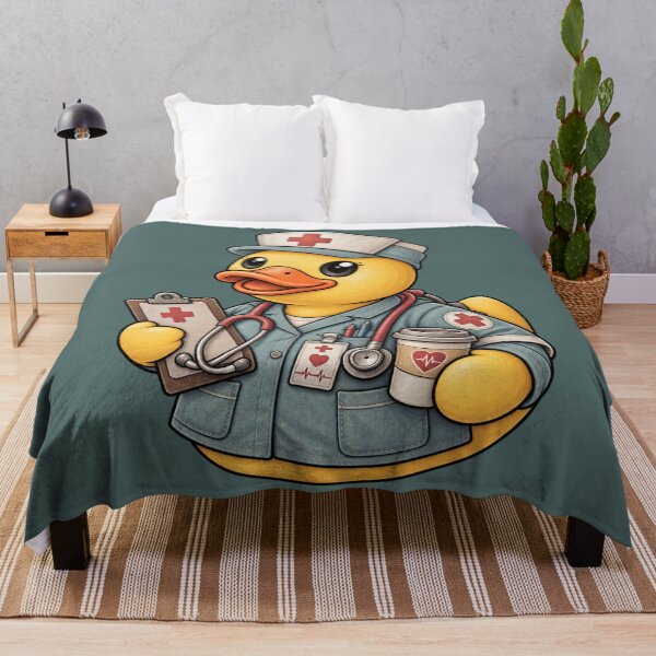 Item preview, Rubber Duck Nurse – Vintage Edition designed and sold by BROHLine Studio.
