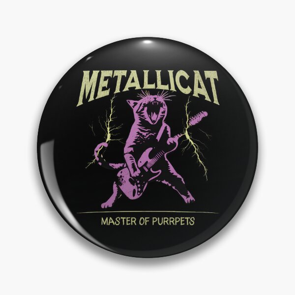 Item preview, Metallicat Master of Purrrpets Cat Design designed and sold by Catsi-Nook-Art.