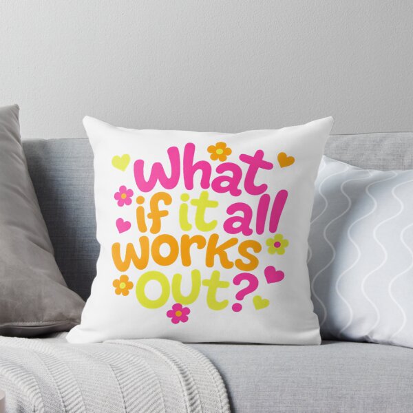 Item preview, What If It All Works Out Positive Thinking Motivation Inspiration designed and sold by Star3NowForMe.