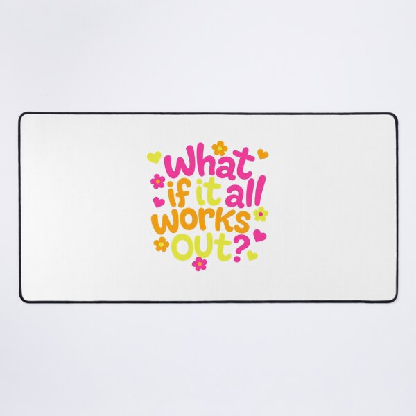 Item preview, What If It All Works Out Positive Thinking Motivation Inspiration designed and sold by Star3NowForMe.