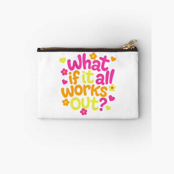 Item preview, What If It All Works Out Positive Thinking Motivation Inspiration designed and sold by Star3NowForMe.