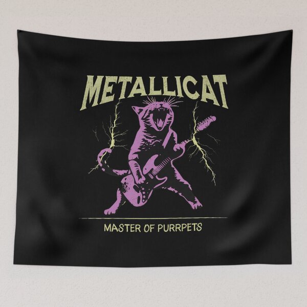 Item preview, Metallicat Master of Purrrpets Cat Design designed and sold by Catsi-Nook-Art.