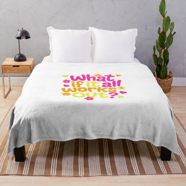Item preview, What If It All Works Out Positive Thinking Motivation Inspiration designed and sold by Star3NowForMe.