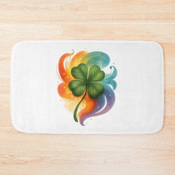 Item preview, Four Leaf Clover – Colorful Lucky Symbol designed and sold by Yomere.