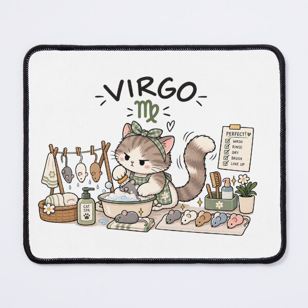 Item preview, Virgo Cat – Perfectly Purrfect designed and sold by NucciCollective.