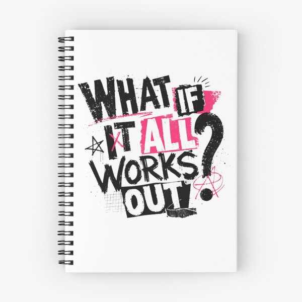 Item preview, What If It All Works Out Optimism Motivational Positive Thinking Dreamer designed and sold by Star3NowForMe.