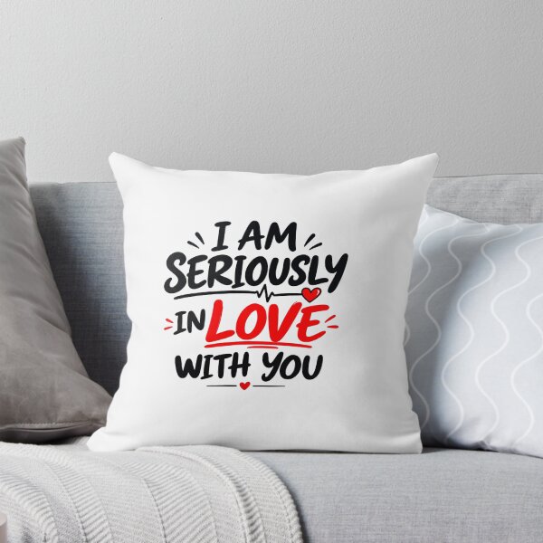 Item preview, I Am Seriously In Love With You – Cute Romantic Love Typography designed and sold by Lovestickerco.