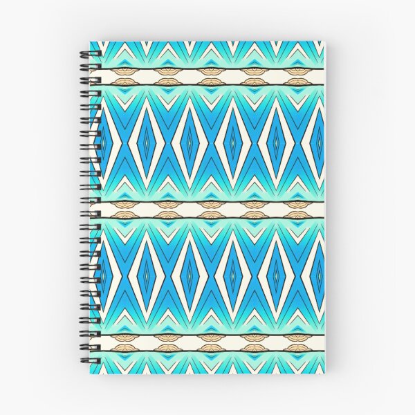 Item preview, Turquoise Geometric Tribal Pattern designed and sold by PoloPrintsUK.
