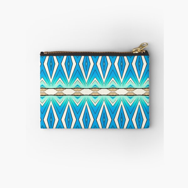 Item preview, Turquoise Geometric Tribal Pattern designed and sold by PoloPrintsUK.