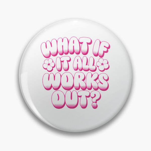 Item preview, What If It All Works Out Positive Affirmation Optimistic Motivation Self Care Inspiration designed and sold by Star3NowForMe.