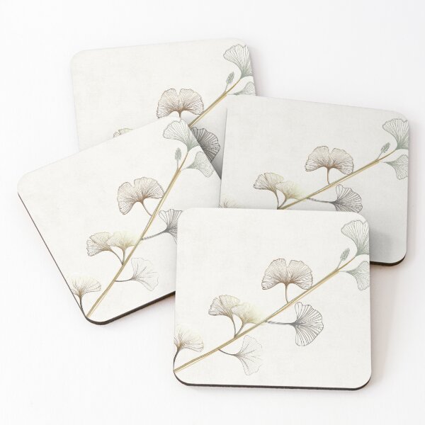 Item preview, Metallic Ginkgo Biloba - Arteis | Luxury Botanical Branch and Minimalist Line Art | Boho Chic Print and Gift designed and sold by Diseño que alegran tu día.