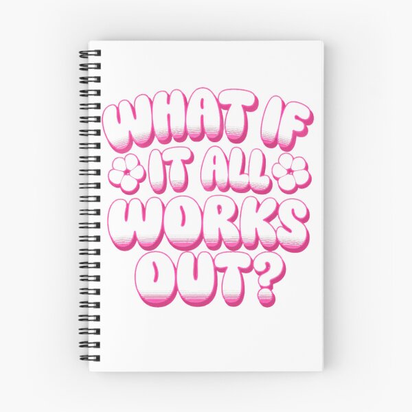 Item preview, What If It All Works Out Positive Affirmation Optimistic Motivation Self Care Inspiration designed and sold by Star3NowForMe.