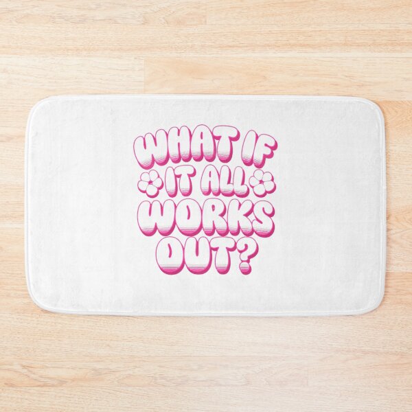 Item preview, What If It All Works Out Positive Affirmation Optimistic Motivation Self Care Inspiration designed and sold by Star3NowForMe.