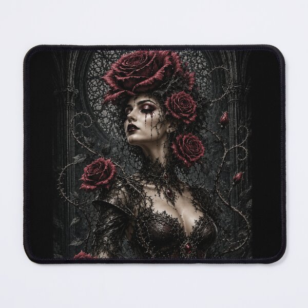 Item preview, Gothic rose personified — floral queen designed and sold by Axokris.