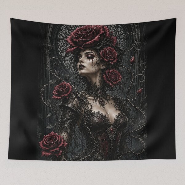 Item preview, Gothic rose personified — floral queen designed and sold by Axokris.