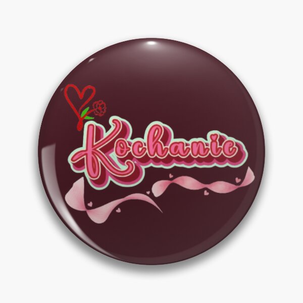 Item preview, Kochanie Polish Honey Darling Love Quote Retro Pink Typography Art designed and sold by Miheerala.