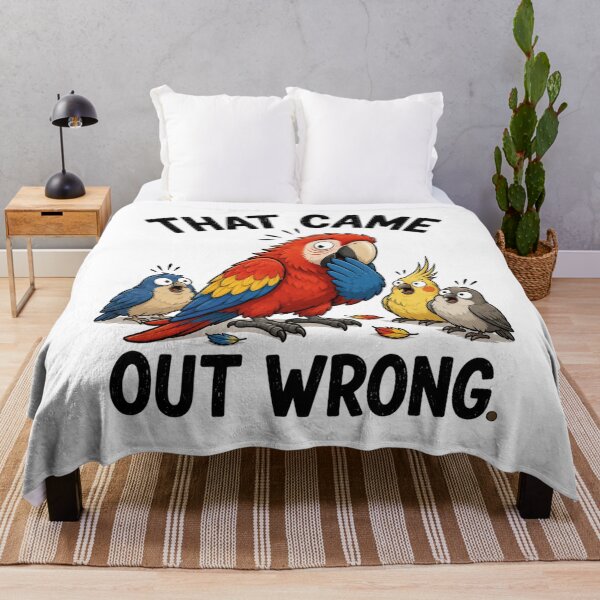 Item preview, That Came Out Wrong Funny Parrot T-Shirt | Everyday Chaos Club | Relatable Animal Humor designed and sold by Kiinaaa.