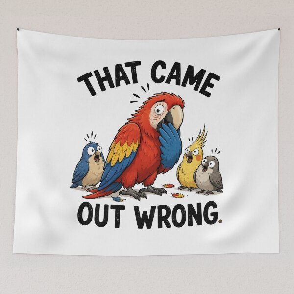 Item preview, That Came Out Wrong Funny Parrot T-Shirt | Everyday Chaos Club | Relatable Animal Humor designed and sold by Kiinaaa.