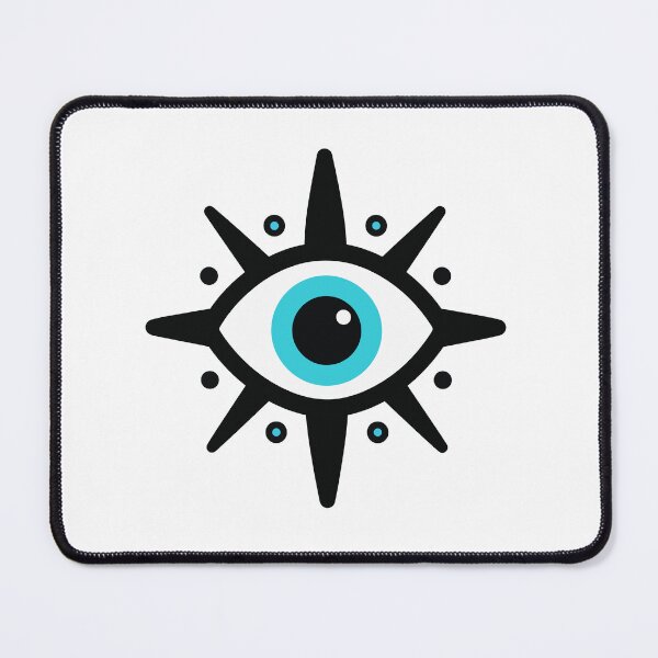 Item preview, Mystical Evil Eye Protection Blue Eye Symbol Aesthetic designed and sold by teeperfect.