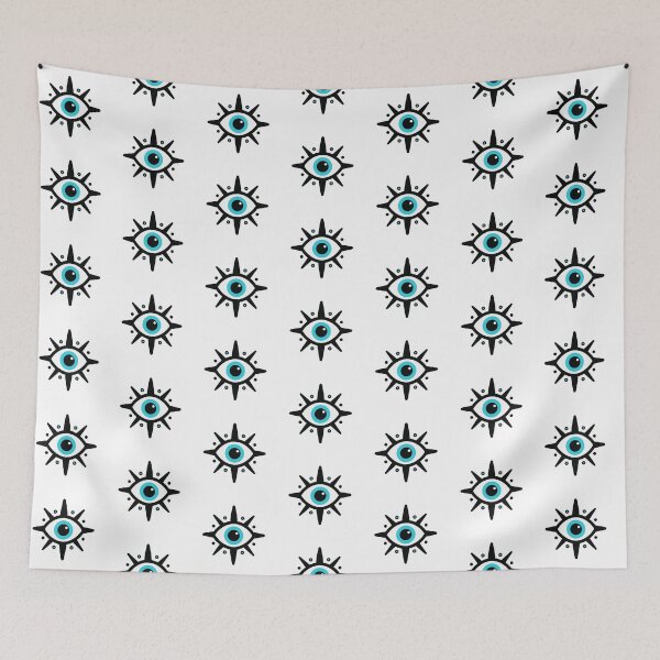 Item preview, Mystical Evil Eye Protection Blue Eye Symbol Aesthetic designed and sold by teeperfect.