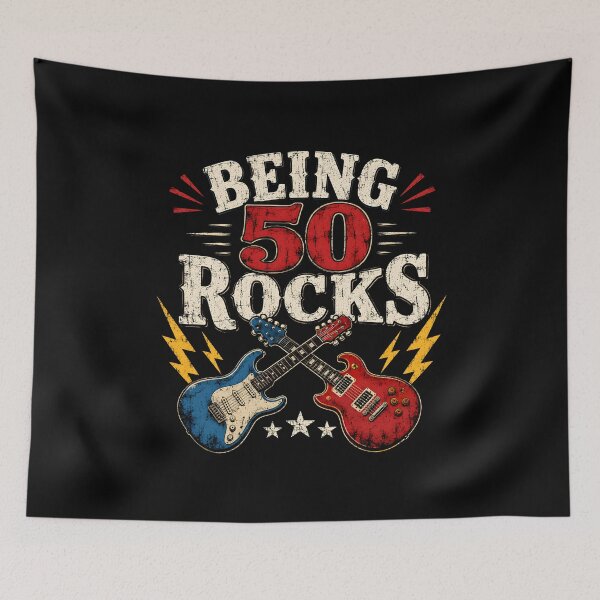 Item preview, Being 50 Rocks Guitar designed and sold by Animavera.