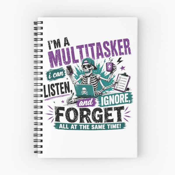 Item preview, I'm A Multitasker I Can Listen, Ignore, And Forget All At The Same Time! Funny Work Humor Quote designed and sold by Star3NowForMe.
