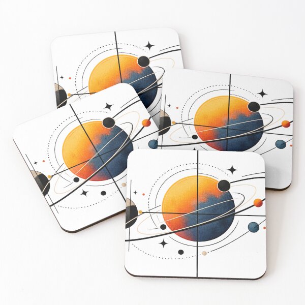 Item preview, Orbit – Minimalist Cosmic Geometric  designed and sold by VasiArtLab.