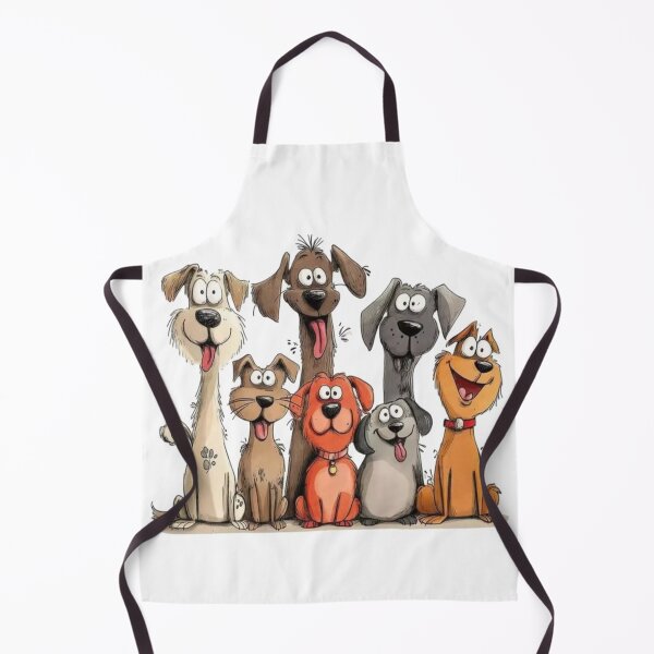 Item preview, Dogs / Happy Dogs / Old Pattern / USA / Black / Colorful / Creative T-shirt designed and sold by Creative T-shirts.